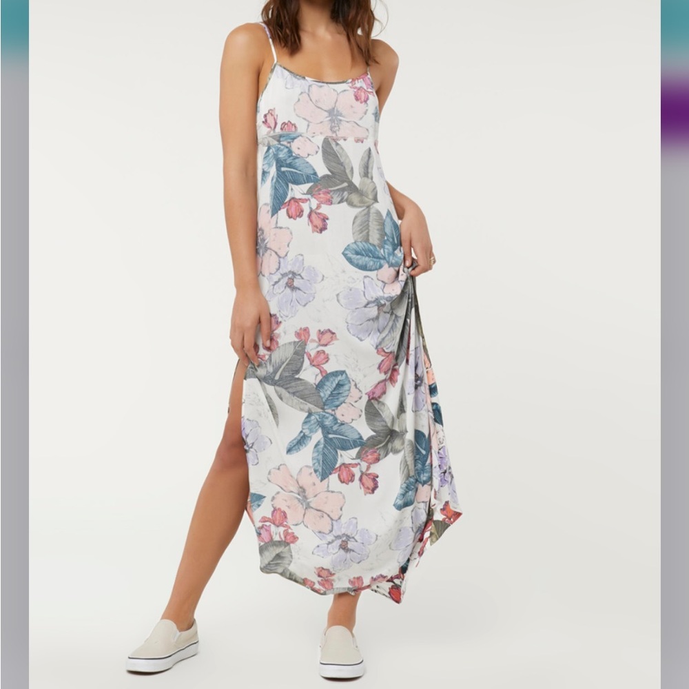 O’Neill floral print maxi dress EUC